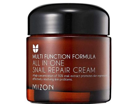 [Mizon] Crema Reparadora con Baba de Caracol (75g) humectante facial con extracto de mucina de caracol, crema de recuperación, cosmético coreano todo en uno, cuidado de arrugas y manchas on Sale