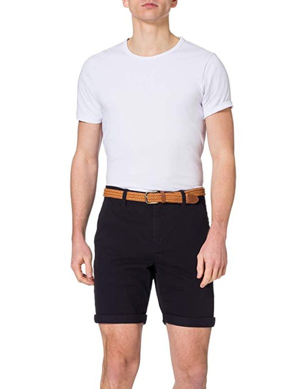 Meraki Shorts Estilo Chino Hombre, azul (marino), 40, Label: 40 Hot on Sale