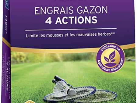 Evergreen Scientific FERTILIGENE ENGRAIS Gazon 4 Actions 5, 6KG F4MP Arret Produit REGLEMENTAIRE AU 30.10.2022 Embalaje Deteriorado Online Sale